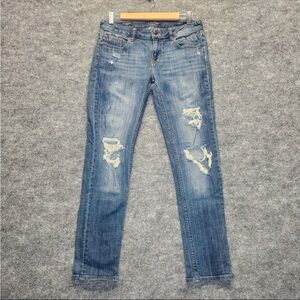 Vigoss Women's Distressed Blue Jeans